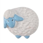 pomos tiradores oveja blaco azul resina mueble infantiles ninos 706r1